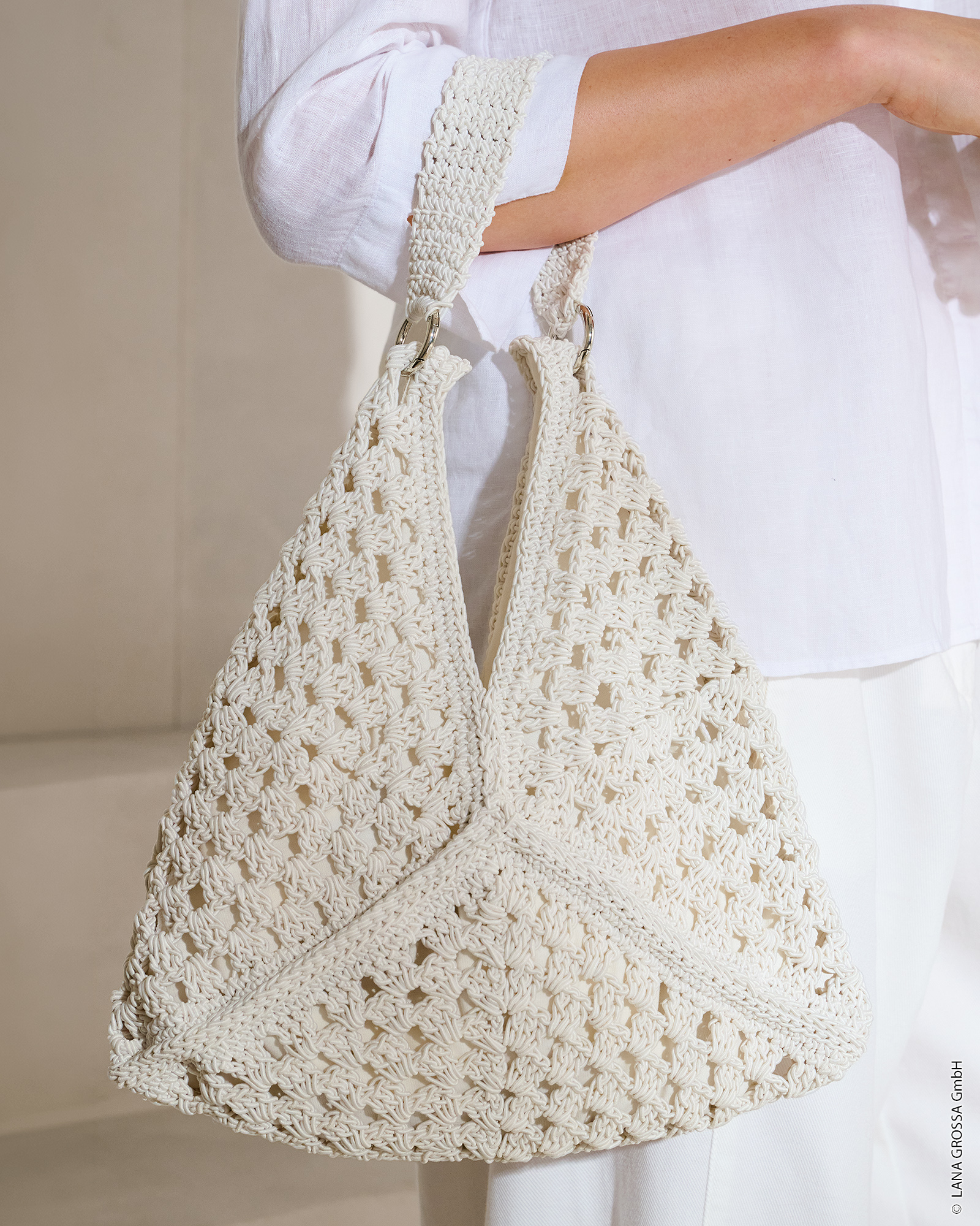 Strickset Grannysquare Tasche Aus The Core Von Lana Grossa 1 Strickset Grannysquare Tasche Aus The Core Von Lana Grossa