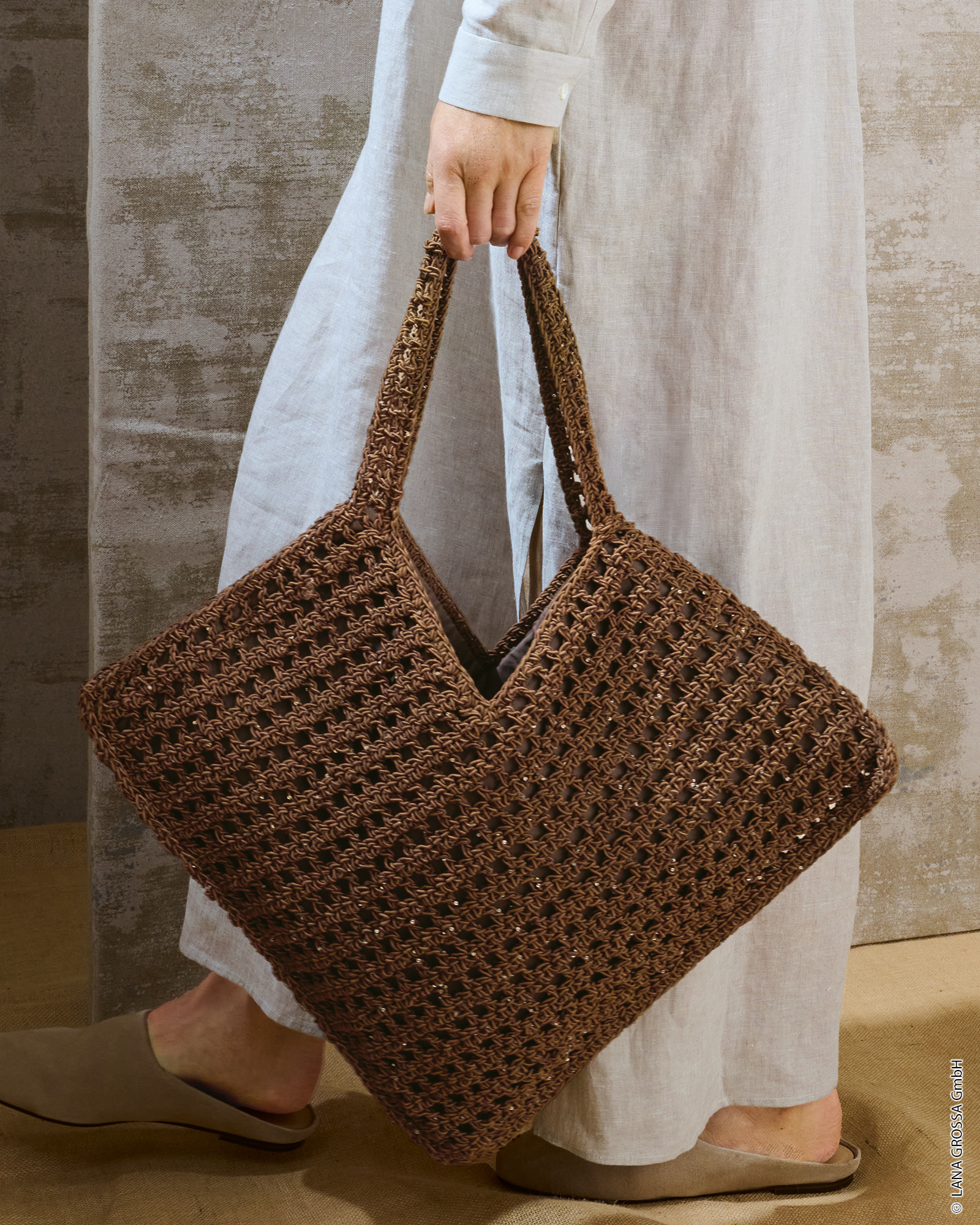 Strickset Shopper Aus The Core Und Glamour Von Lana Grossa 1 Strickset Shopper Aus The Core Und Glamour Von Lana Grossa