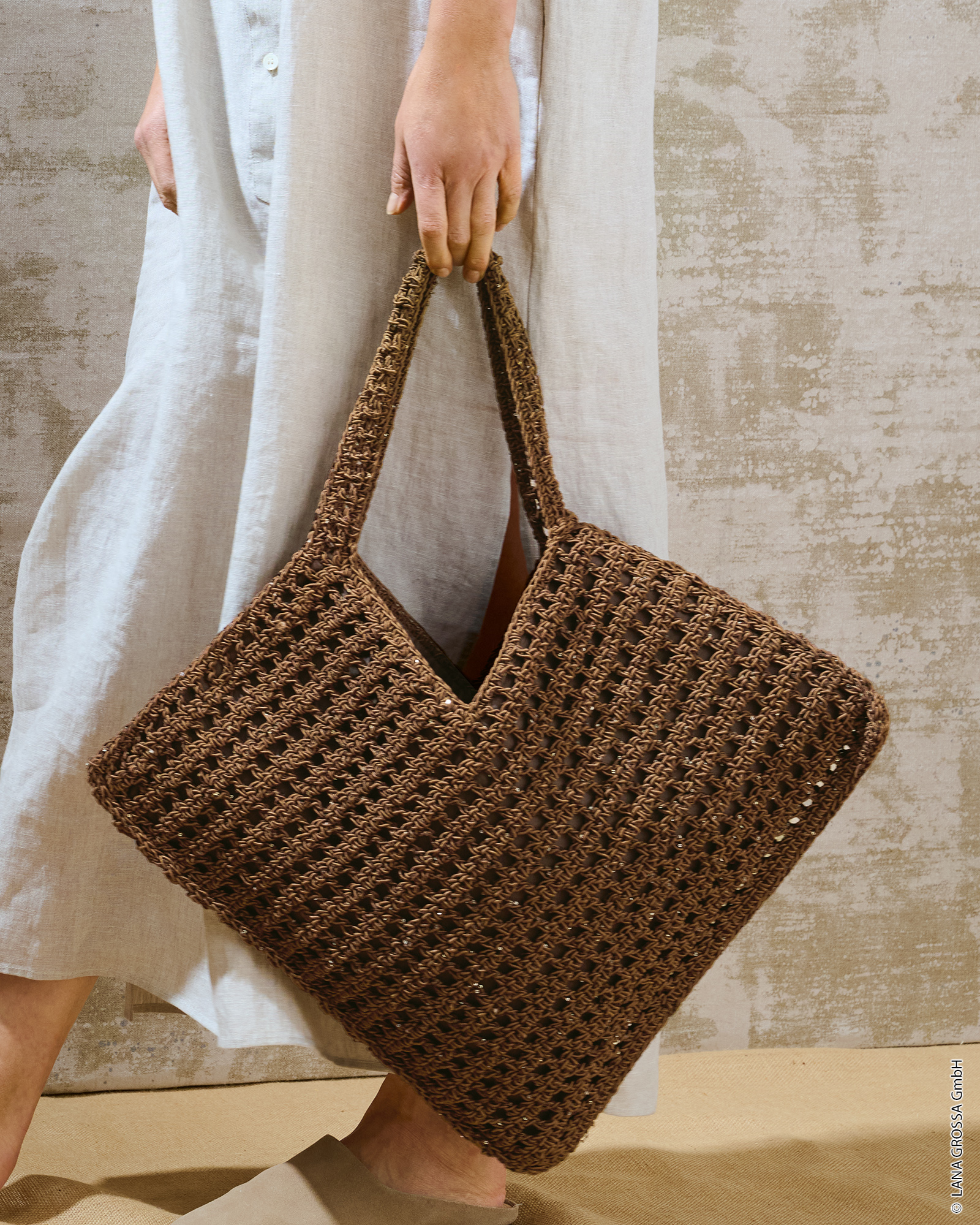 Strickset Shopper Aus The Core Und Glamour Von Lana Grossa 2 Strickset Shopper Aus The Core Und Glamour Von Lana Grossa – Bild 2