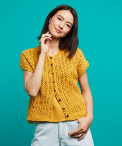 Strickset Weste Amelia aus Cosma von Lamana