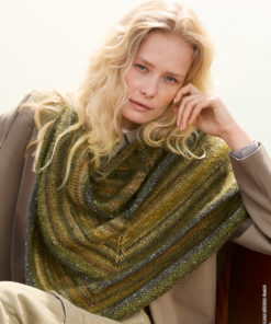 Strickset Dreieckstuch aus Colorissimo, Silkhair und Glamour von Lana Grossa