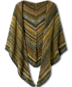 Strickset Dreieckstuch Aus Colorissimo, Silkhair Und Glamour Von Lana Grossa 4 Strickset Dreieckstuch Aus Colorissimo, Silkhair Und Glamour Von Lana Grossa – Bild 2