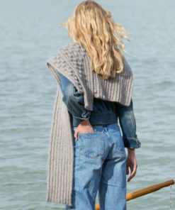 Strickset Kragenschal Aus Cool Merino Und Silkhair Von Lana Grossa 5 Strickset Kragenschal Aus Cool Merino Und Silkhair Von Lana Grossa – Bild 3