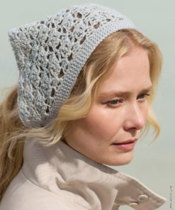 Strickset Kopftuch Mit Bändern aus Brigitte Silkdream von Lana Grossa