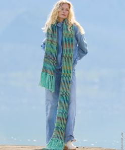 Strickset Schal aus Farfalla und Cool Merino von Lana Grossa