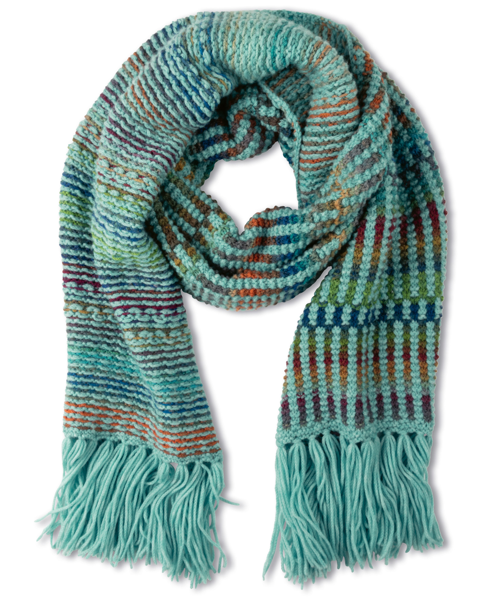 Strickset Schal Aus Farfalla Und Cool Merino Von Lana Grossa 2 Strickset Schal Aus Farfalla Und Cool Merino Von Lana Grossa – Bild 2
