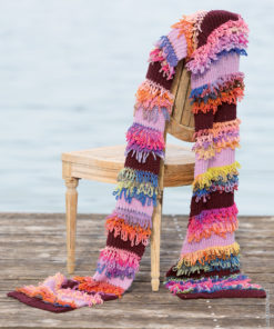 Strickset Schal Im Schlingenmuster Aus Farfalla Und Cool Merino Von Lana Grossa 5 Strickset Schal Im Schlingenmuster Aus Farfalla Und Cool Merino Von Lana Grossa – Bild 3