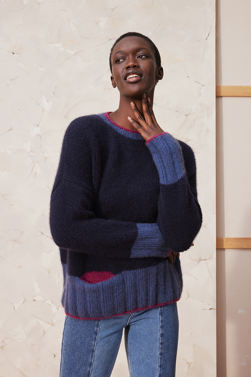 Strickset Pullover Aus Cashmere Light Von Lang Yarns 1 Strickset Pullover Aus Cashmere Light Von Lang Yarns