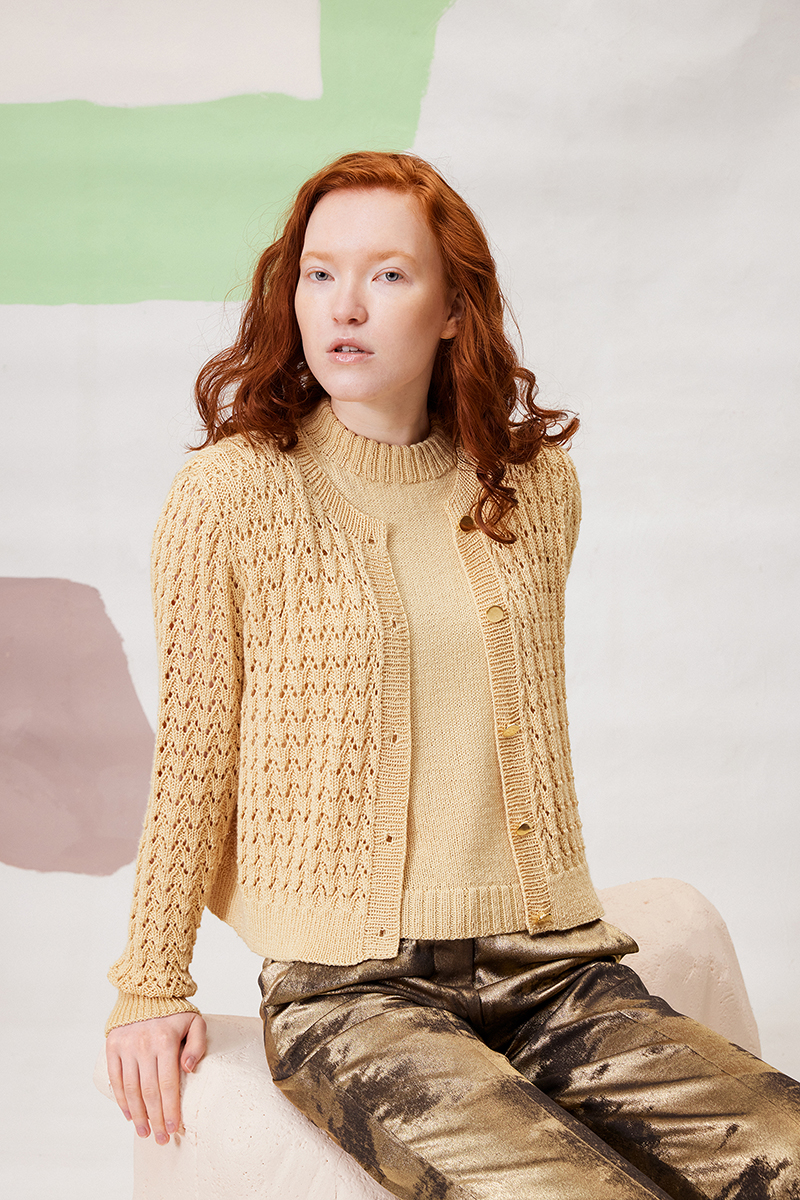Strickset Jacke Aus Classic Silk Von Lang Yarns 1 Strickset Jacke Aus Classic Silk Von Lang Yarns