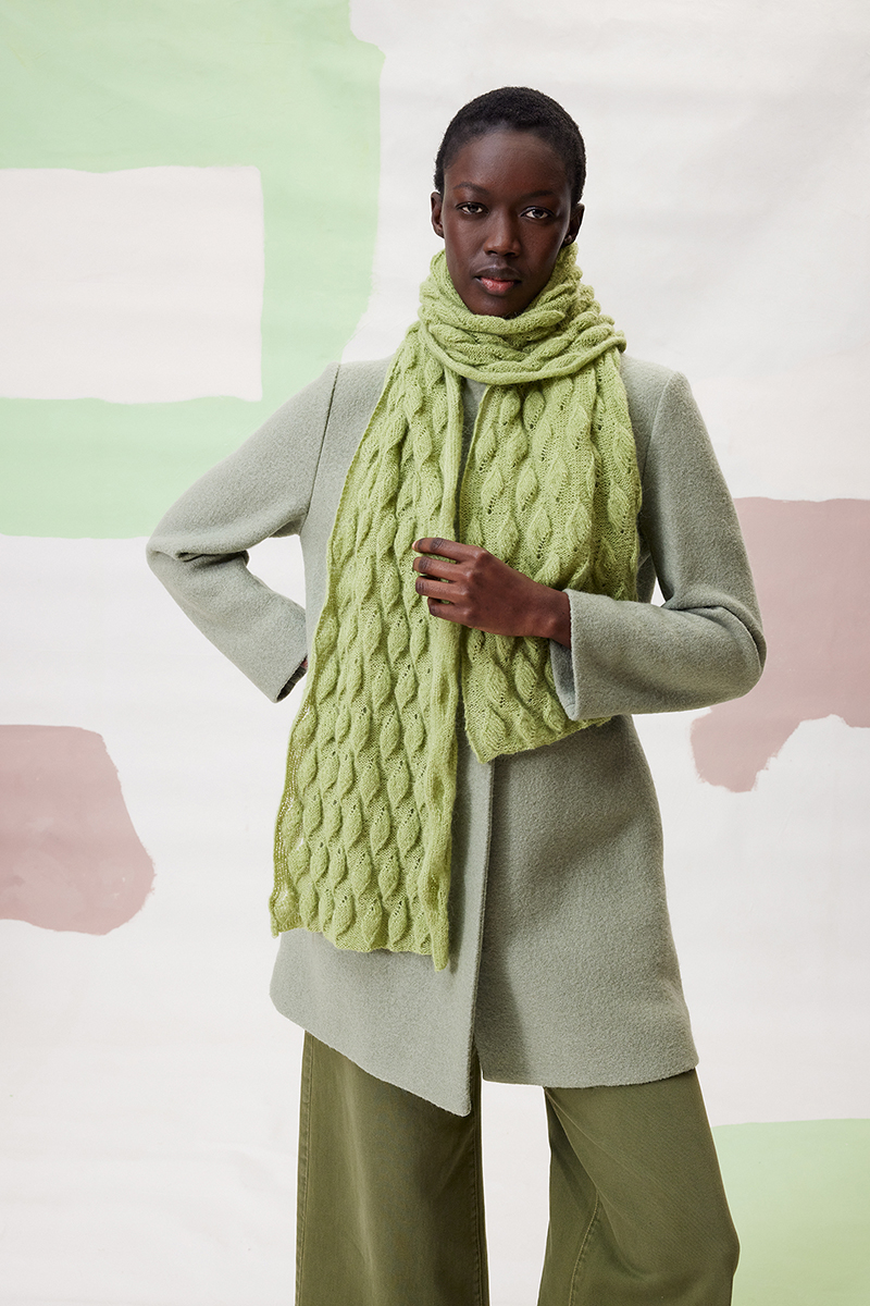 Strickset Schal Aus Zen Von Lang Yarns 1 Strickset Schal Aus Zen Von Lang Yarns