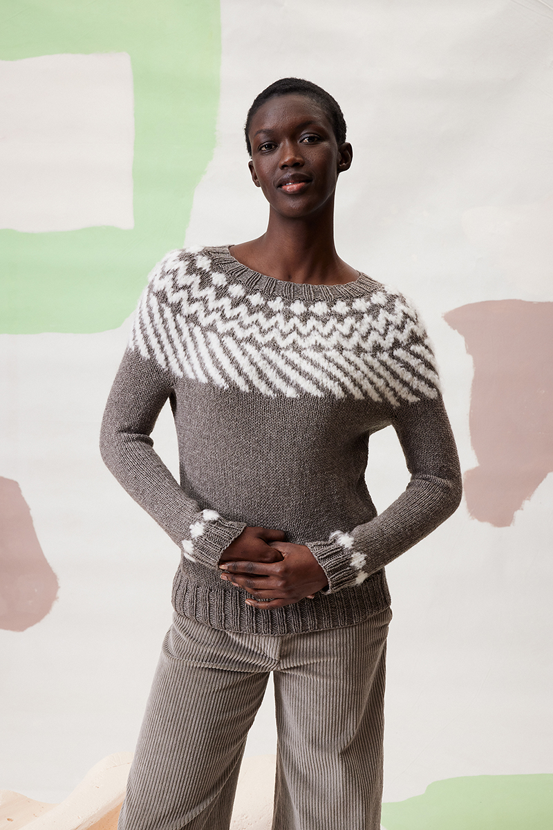 Strickset Pullover Aus Yak Und Avalon Von Lang Yarns 2 Strickset Pullover Aus Yak Und Avalon Von Lang Yarns – Bild 2