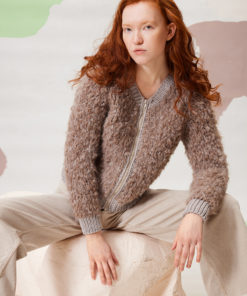 Strickset Bomberjacke aus Shirley und Merino 70 von Lang Yarns