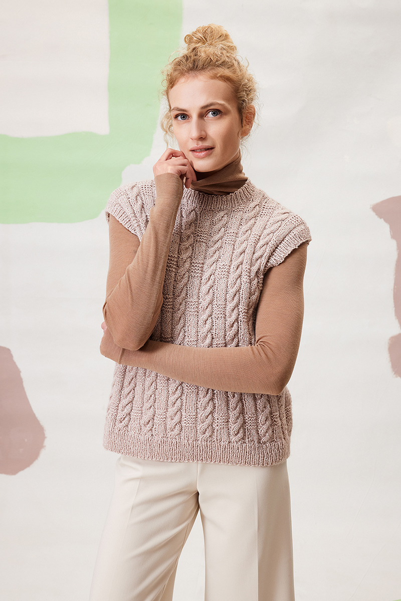Strickset Pullunder Aus Luma Von Lang Yarns 1 Strickset Pullunder Aus Luma Von Lang Yarns