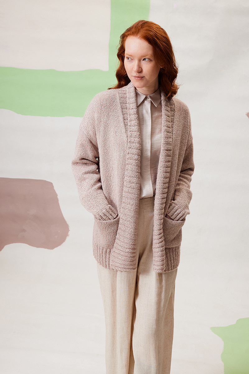 Strickset Jacke Aus Luma Von Lang Yarns 1 Strickset Jacke Aus Luma Von Lang Yarns