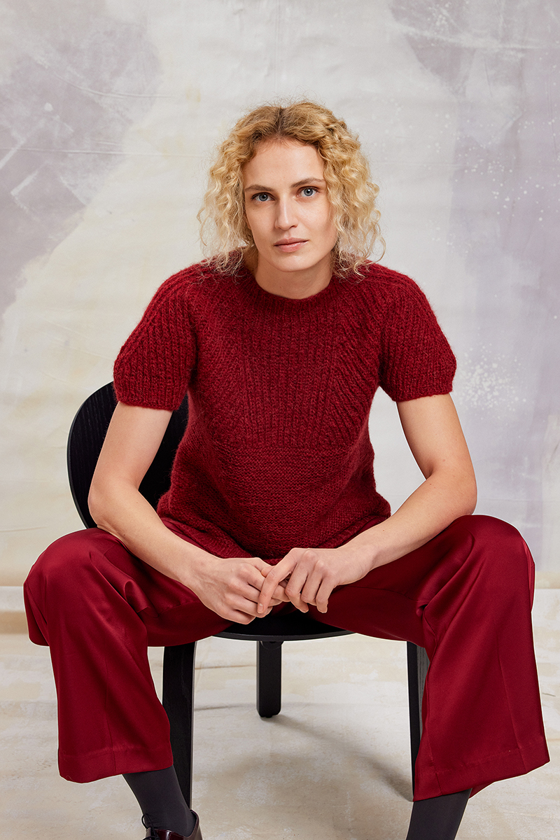 Strickset Pullunder Aus Malou Light Von Lang Yarns 1 Strickset Pullunder Aus Malou Light Von Lang Yarns