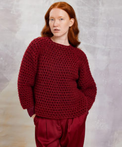 Strickset Pullover Top Down aus Malou Light von Lang Yarns