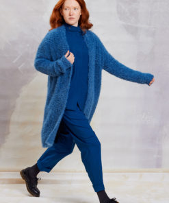 Strickset Mantel aus Fluffy und Salsa von Lang Yarns