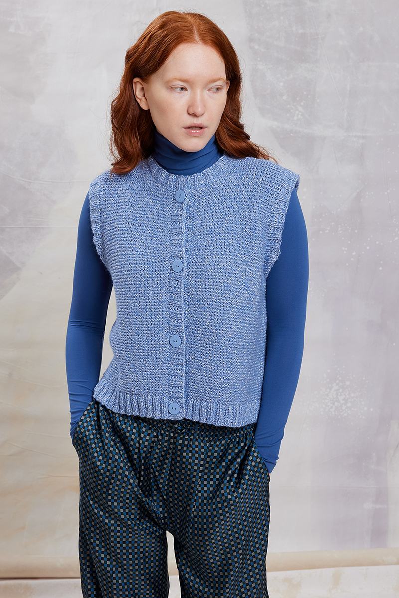 Strickset Weste Aus Luma Von Lang Yarns 1 Strickset Weste Aus Luma Von Lang Yarns