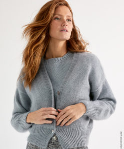 Strickset Cardigan Gerda Iii aus Cool Wool und Silkhair von Lana Grossa