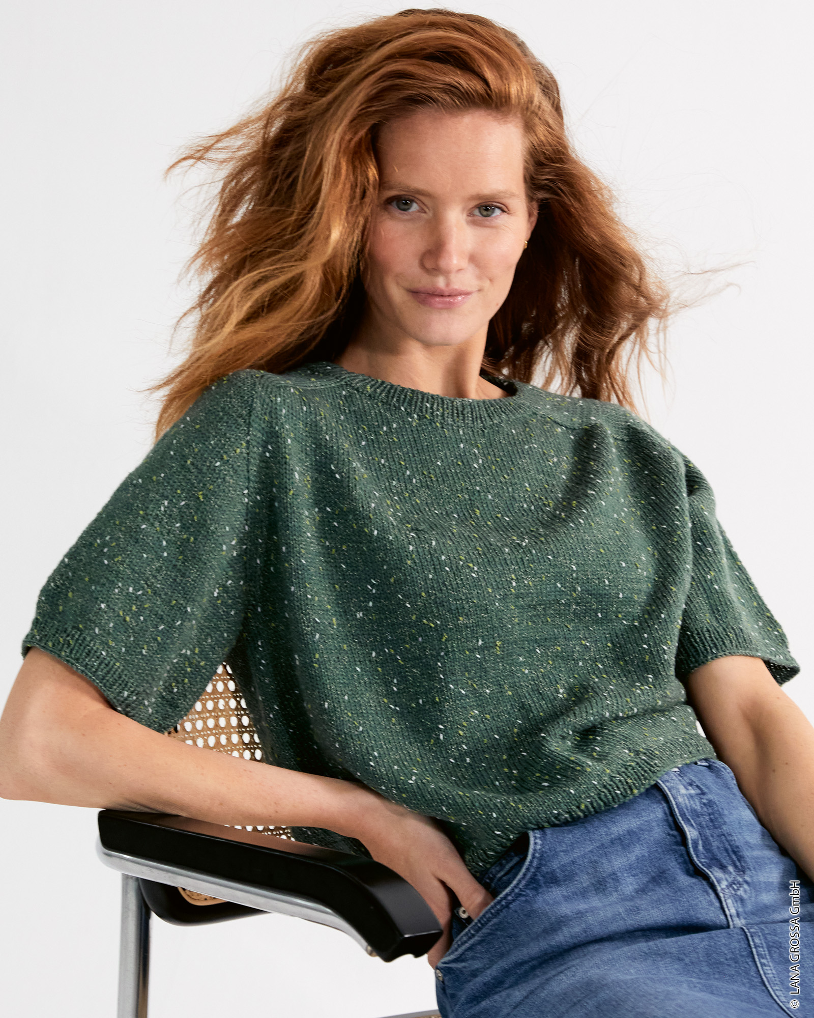 Strickset Shirt Hedda Iv Aus Cool Wool Dots Von Lana Grossa 1 Strickset Shirt Hedda Iv Aus Cool Wool Dots Von Lana Grossa