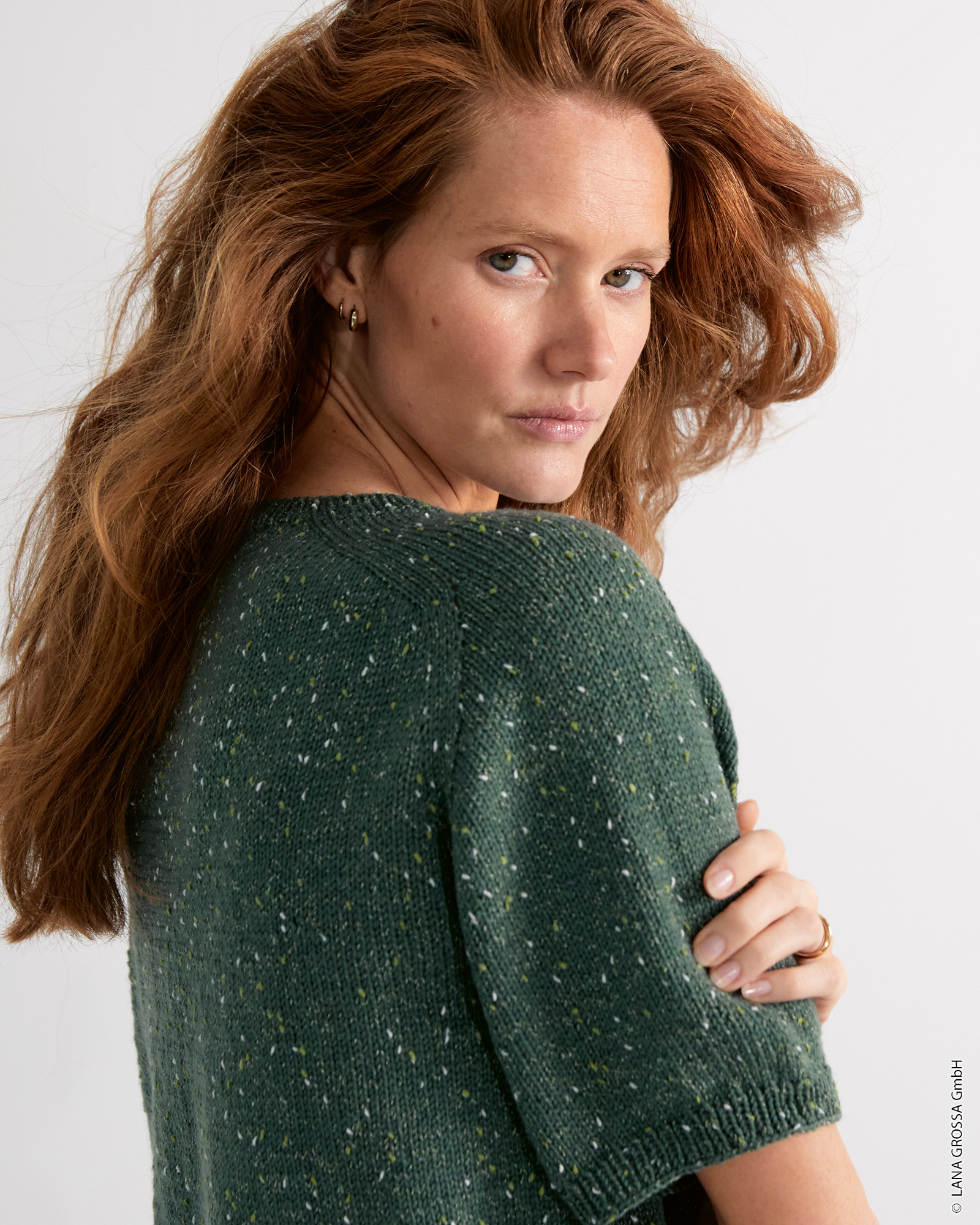 Strickset Shirt Hedda Iv Aus Cool Wool Dots Von Lana Grossa 3 Strickset Shirt Hedda Iv Aus Cool Wool Dots Von Lana Grossa – Bild 3