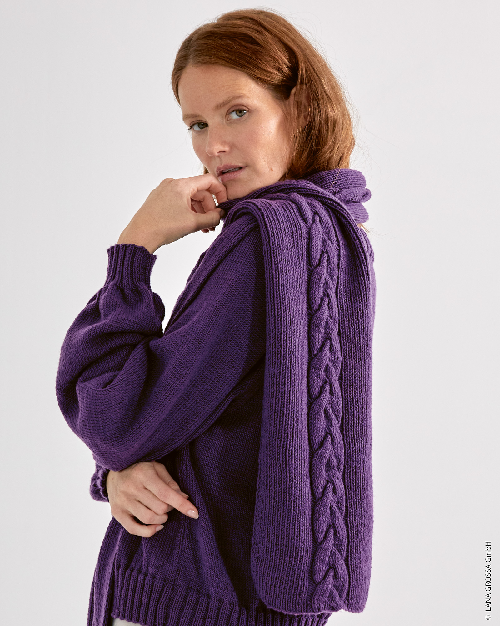 Strickset Schal Aus Cool Wool Von Lana Grossa 3 Strickset Schal Aus Cool Wool Von Lana Grossa – Bild 3