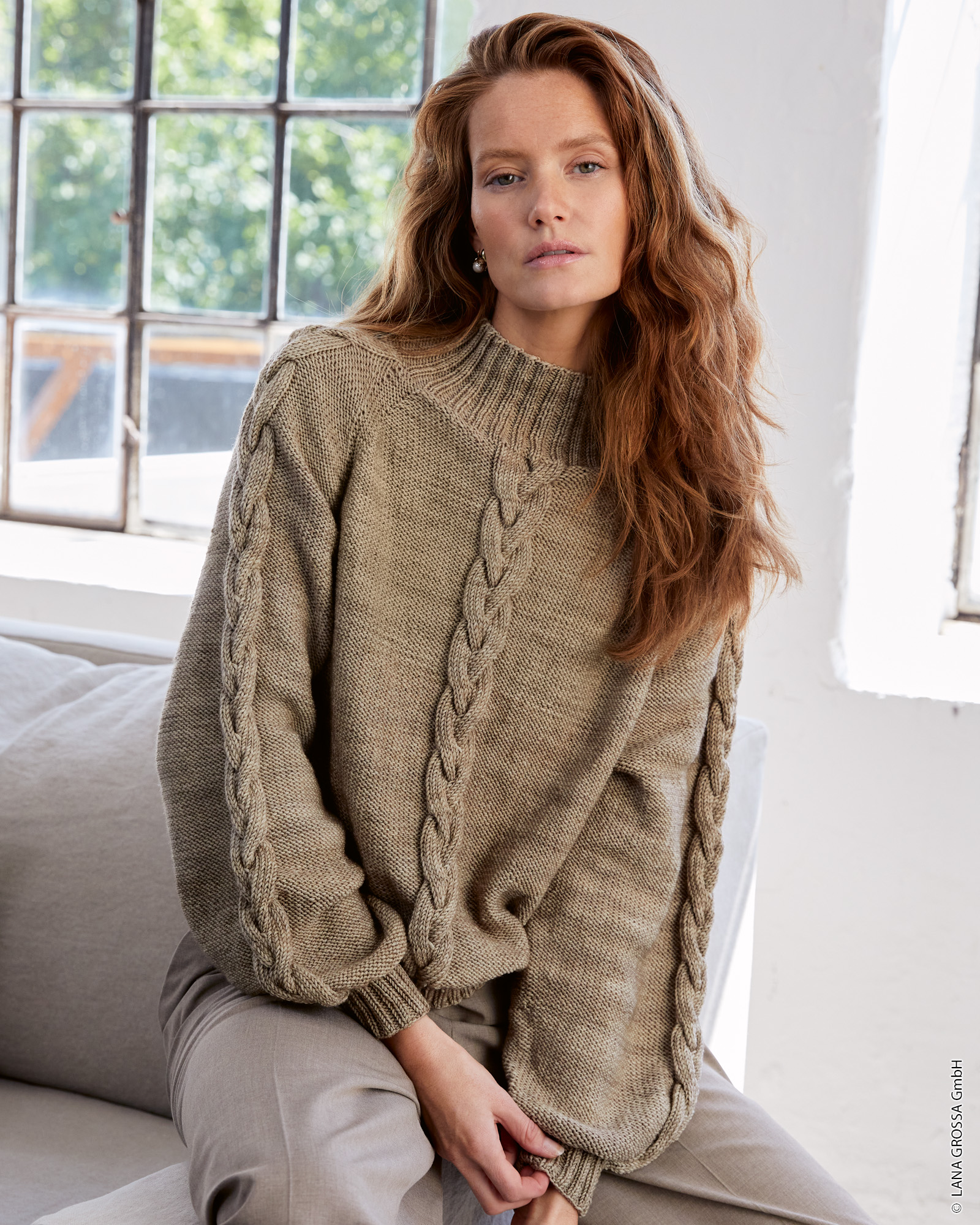 Strickset Pullover Hannah I Aus Cool Wool Big Vintage Von Lana Grossa 1 Strickset Pullover Hannah I Aus Cool Wool Big Vintage Von Lana Grossa