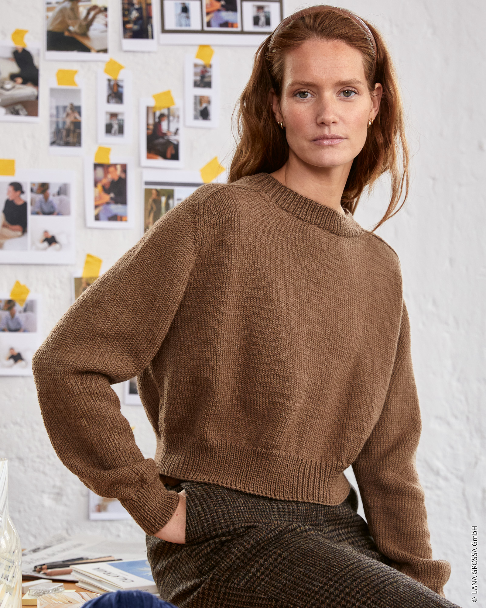 Strickset Pullover Ida Iii Aus Cool Wool Big Mélange Von Lana Grossa 1 Strickset Pullover Ida Iii Aus Cool Wool Big Mélange Von Lana Grossa