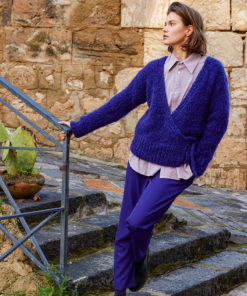 Strickset Wickeljacke Aus Desire Von Lang Yarns 3 Strickset Wickeljacke Aus Desire Von Lang Yarns – Bild 2