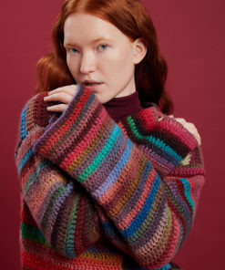 Strickset Jacke Gehäkelt Aus Cloud Von Lang Yarns 3 Strickset Jacke Gehäkelt Aus Cloud Von Lang Yarns – Bild 2