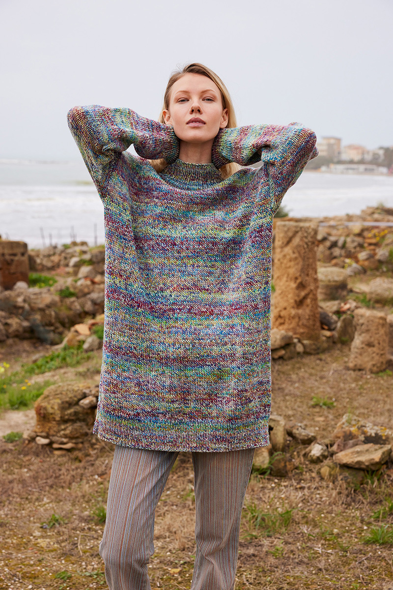 Langer Pullover - Prisma 1 Langer Pullover - Prisma